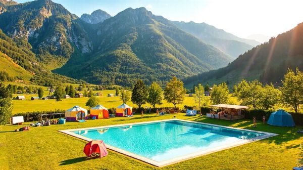 Les meilleurs campings avec piscines chauffées dans le Vercors