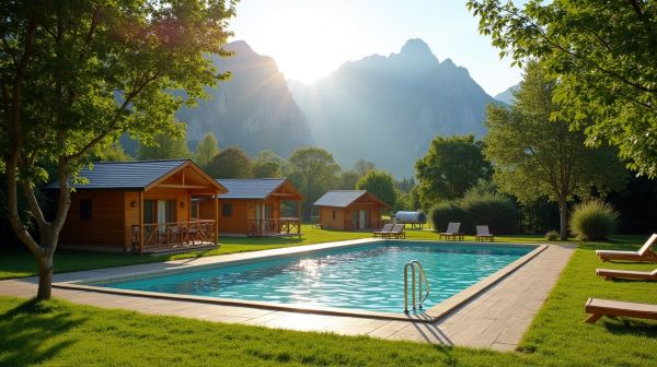 Profitez d'un camping en Vercors avec piscine chauffée